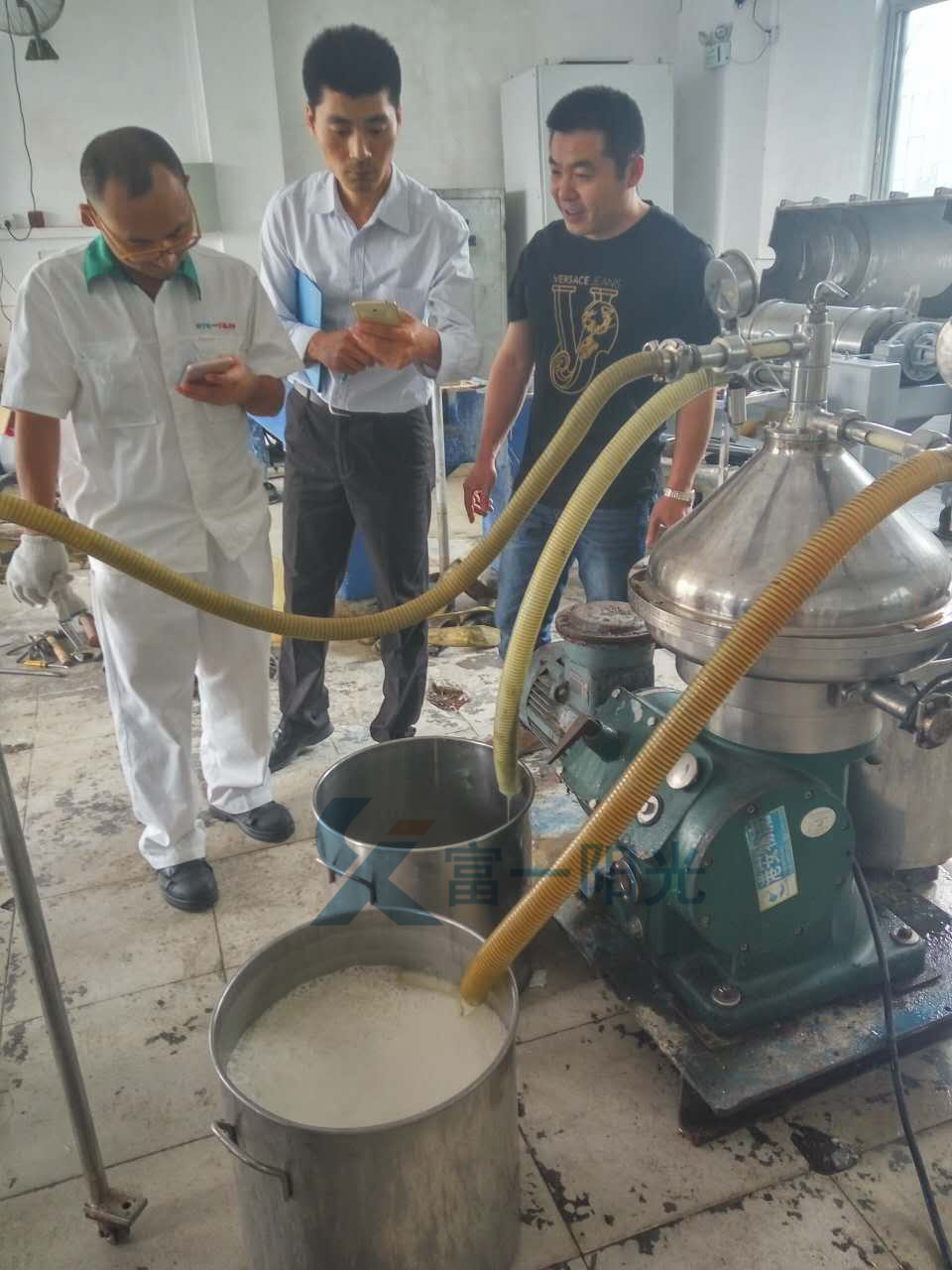 水性淬火液分離現(xiàn)場(chǎng)-廣州富一